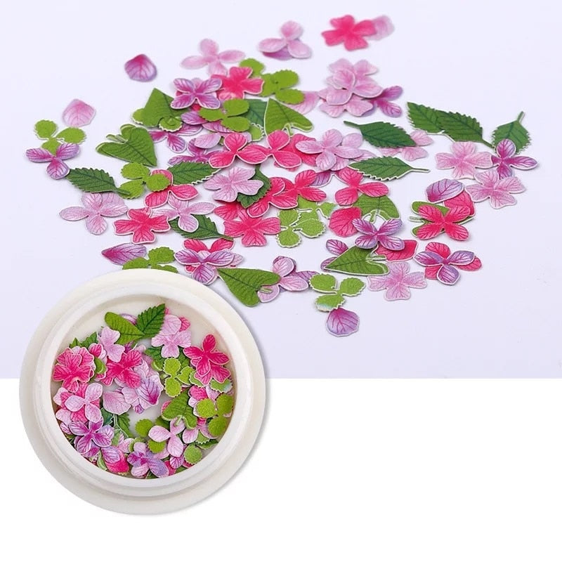 Ultra-thin Wood Pulp Flower Nail Decoration