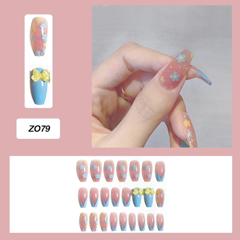 Nails - Removable press on acrylic nail tips