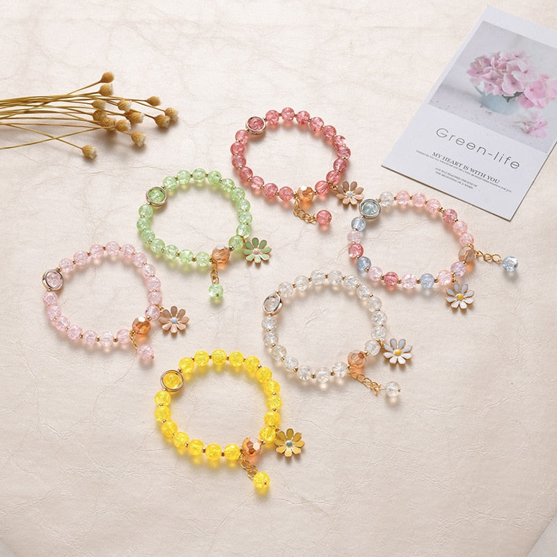 Bracelets - New Daisy Flowers Bracelet