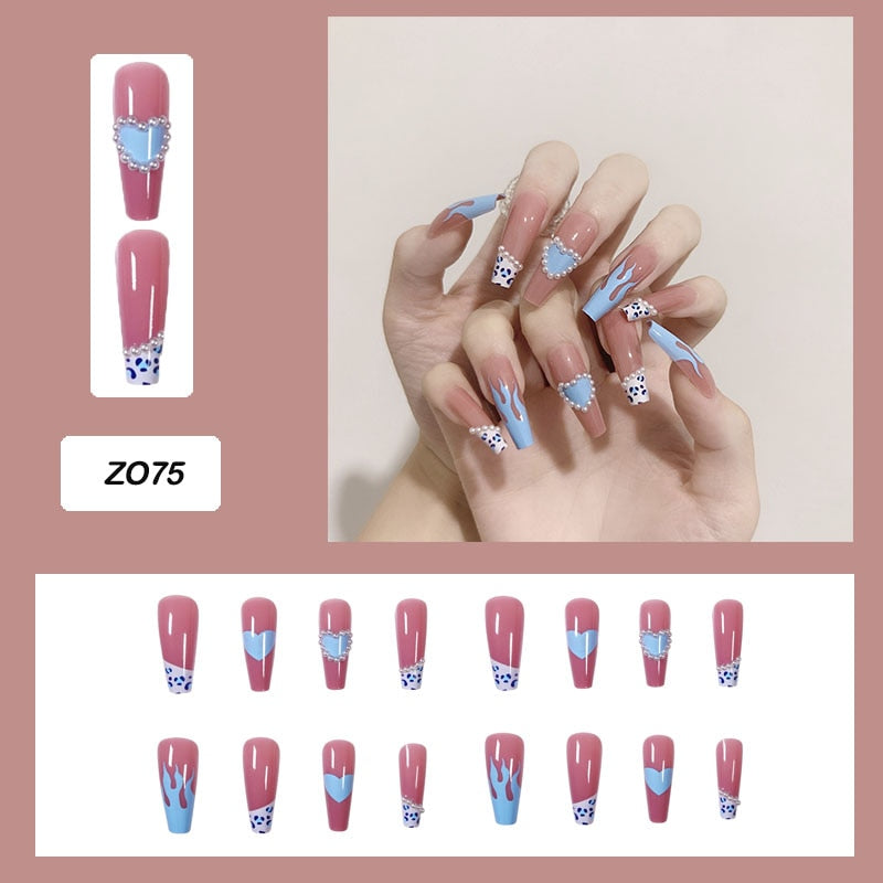 Nails - Removable press on acrylic nail tips