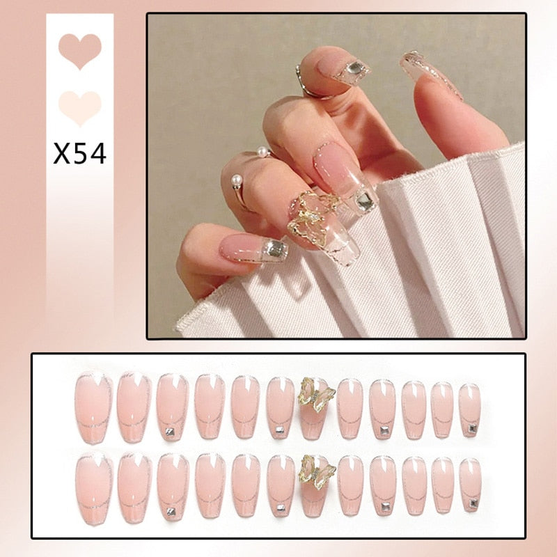 Nails - Removable press on acrylic nail tips