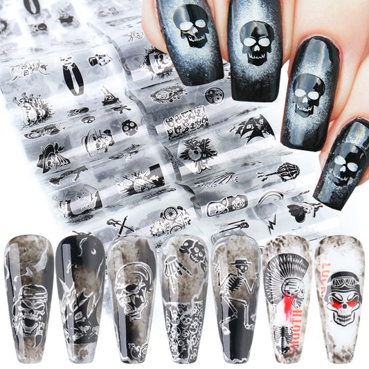 Nails - Halloween Foils Nail Art Sticker