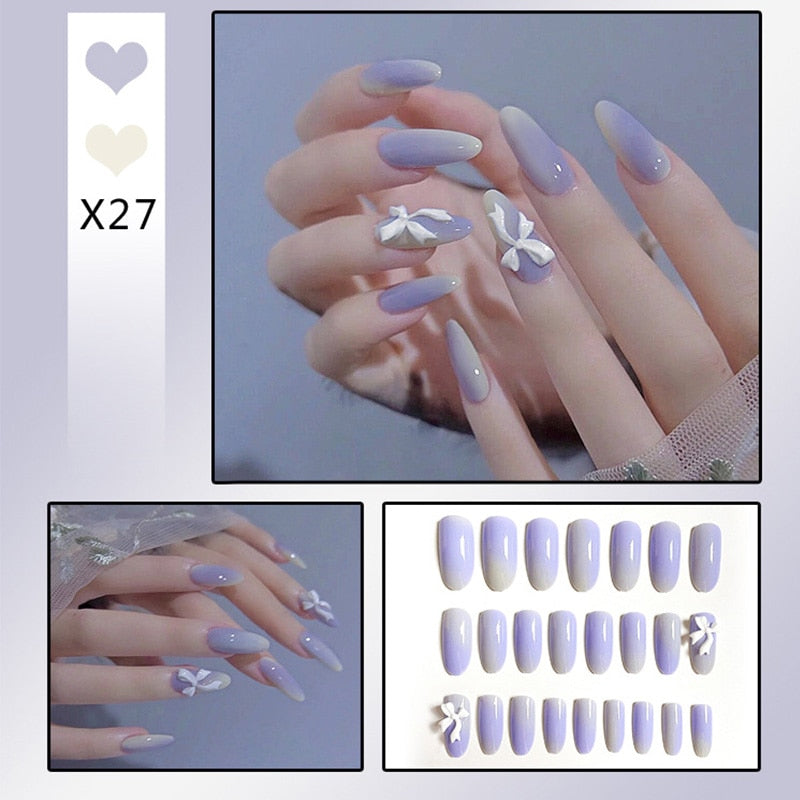 Nails - Removable press on acrylic nail tips