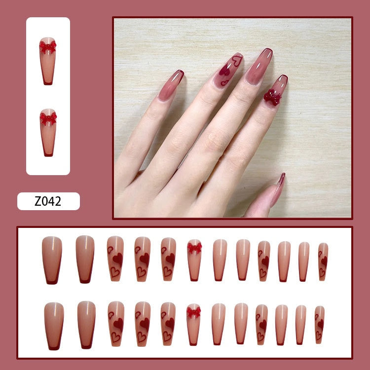 Nails - Removable press on acrylic nail tips