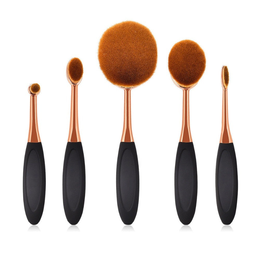 Brushes - Oval Makeup Brushes Set