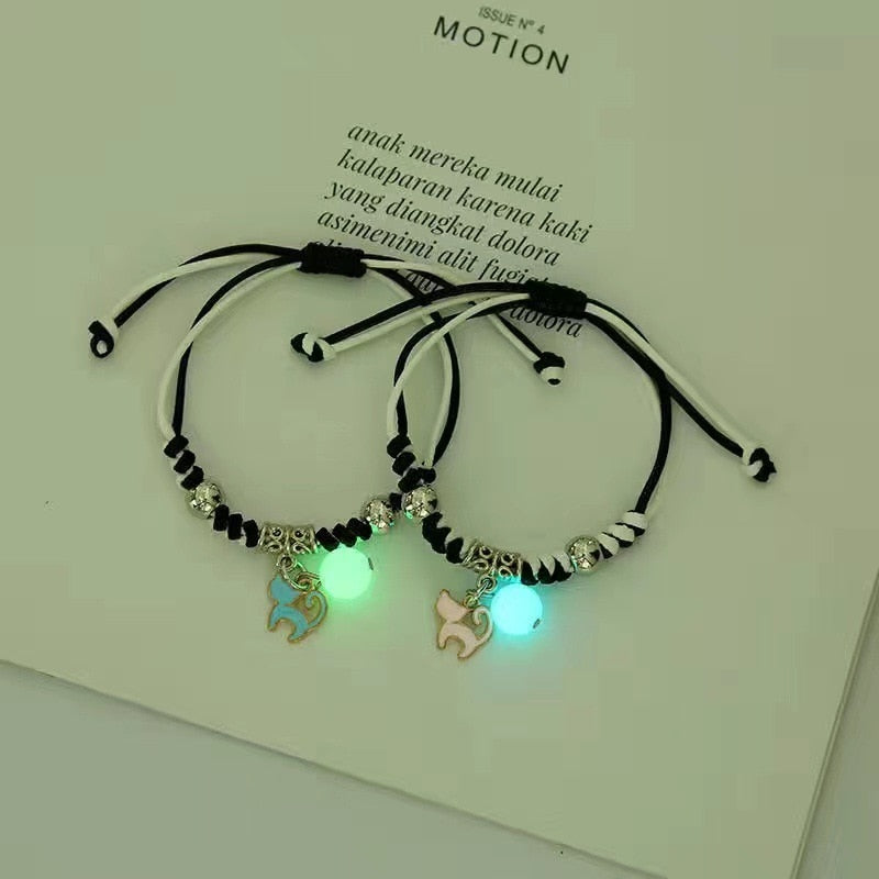 Bracelets - Luminous Matching Charm Bracelets