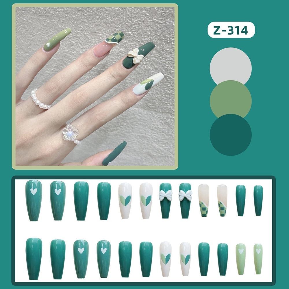 Nails - Removable press on acrylic nail tips