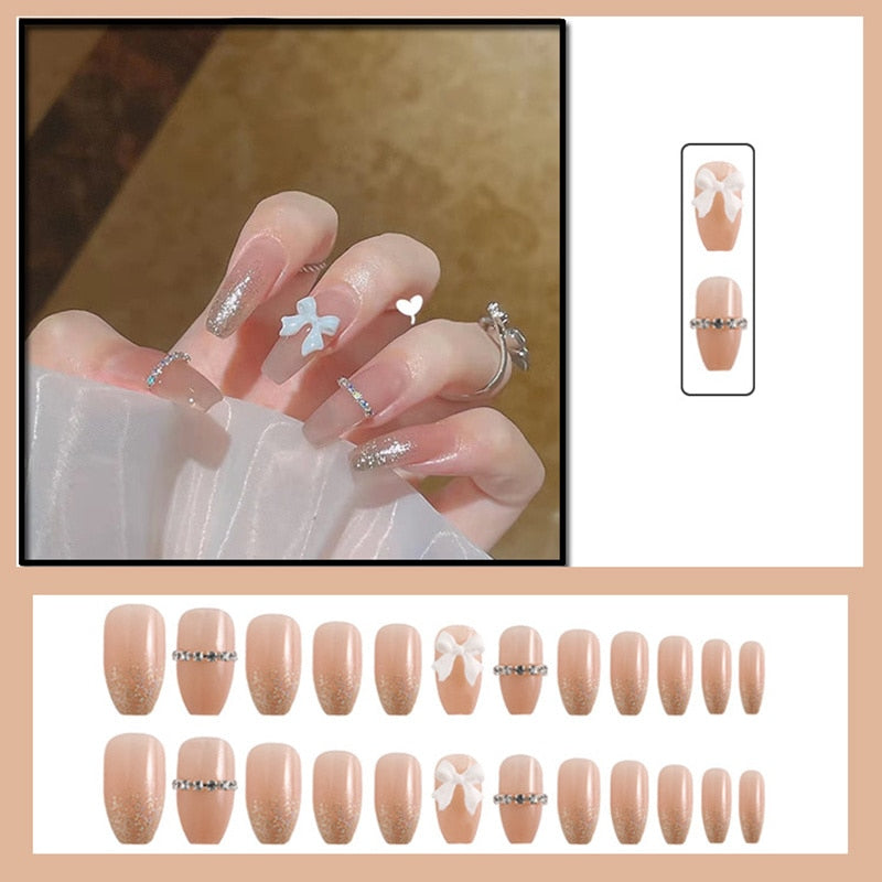 Nails - Removable press on acrylic nail tips