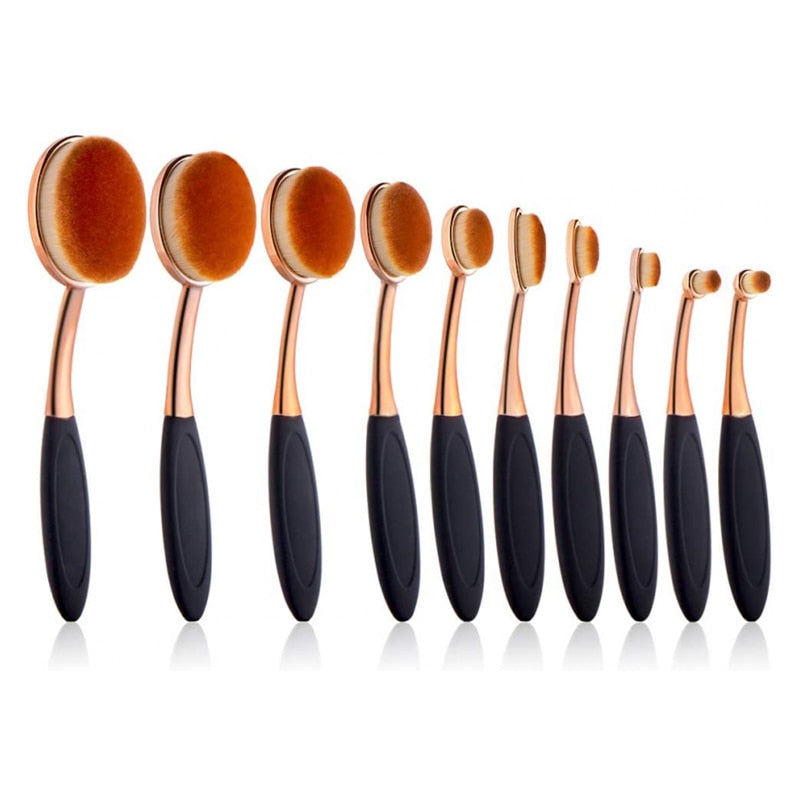 Brushes - Oval Makeup Brushes Set