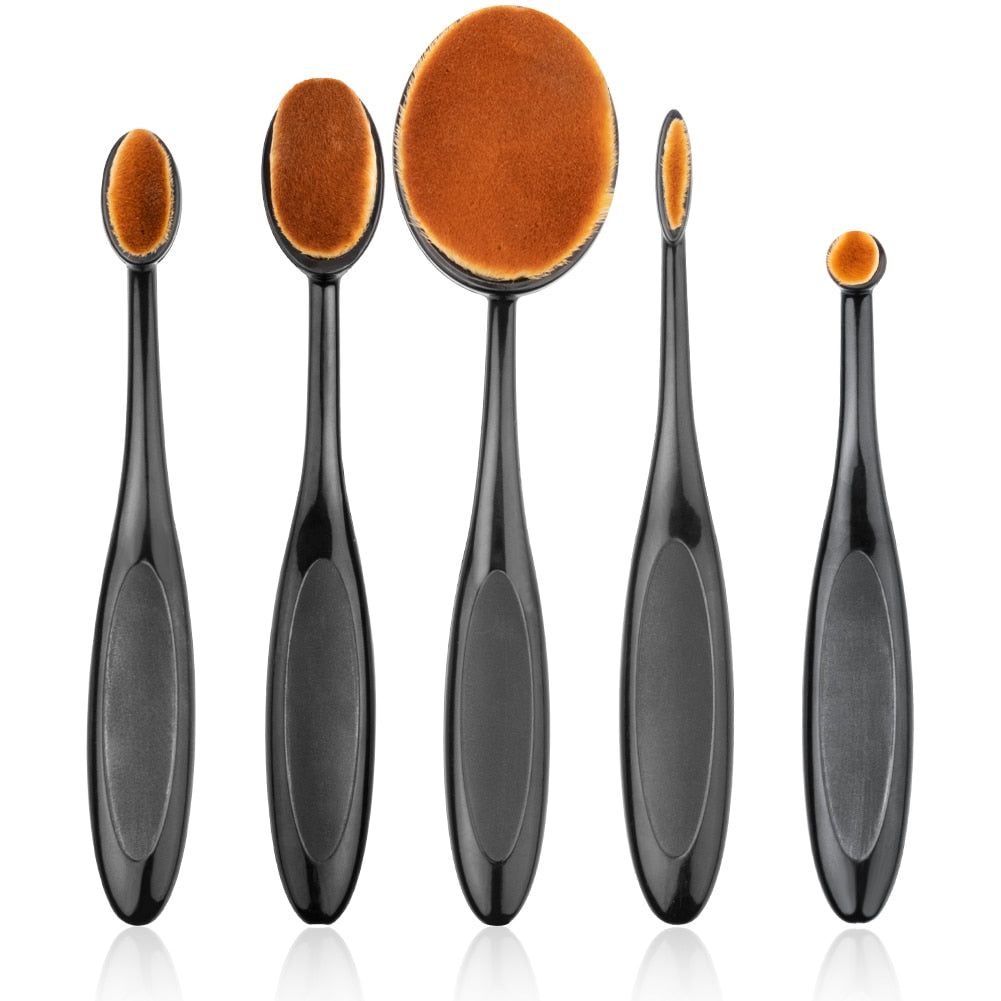 Brushes - Oval Makeup Brushes Set