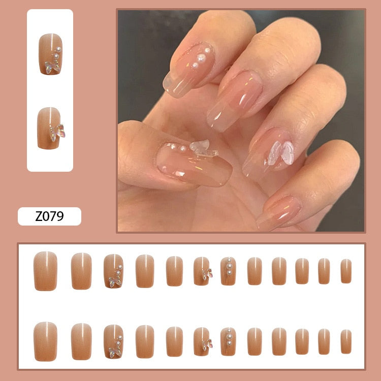 Nails - Removable press on acrylic nail tips