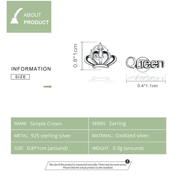 Earring - Queen Crown