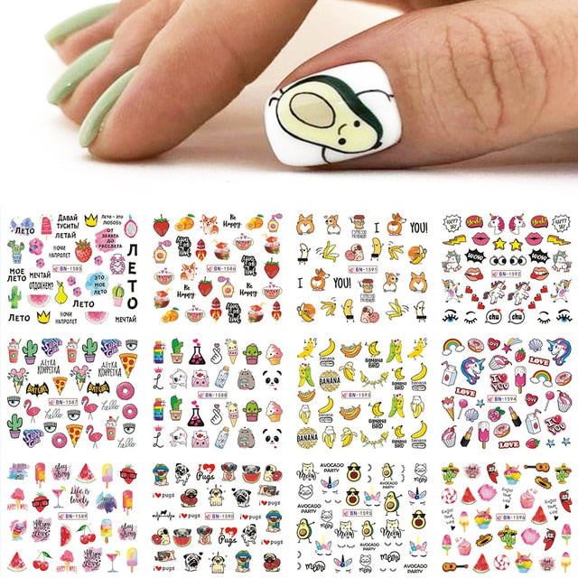 Nails - Cute Cartoon Nails Stickers