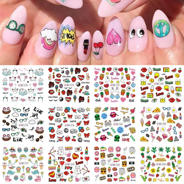 Nails - Cute Cartoon Nails Stickers