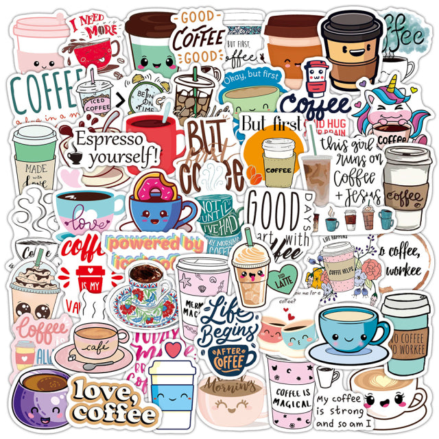 Stationaries - Cute Bubble Milk Tea Stickers