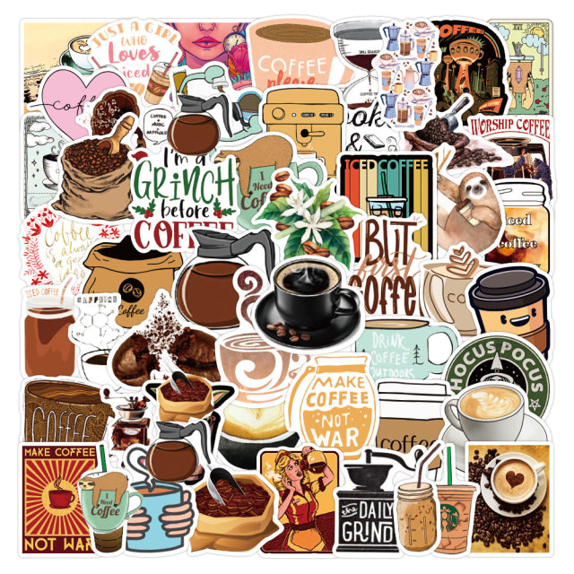 Stationaries - Cute Bubble Milk Tea Stickers