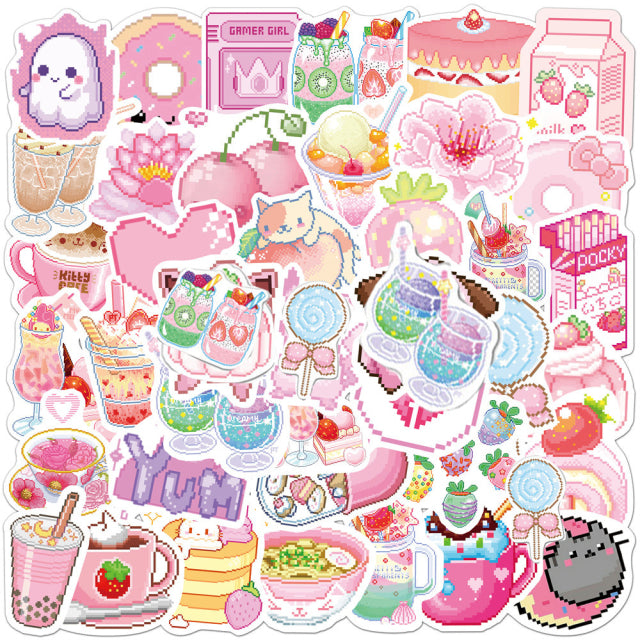 Stationaries - Cute Bubble Milk Tea Stickers