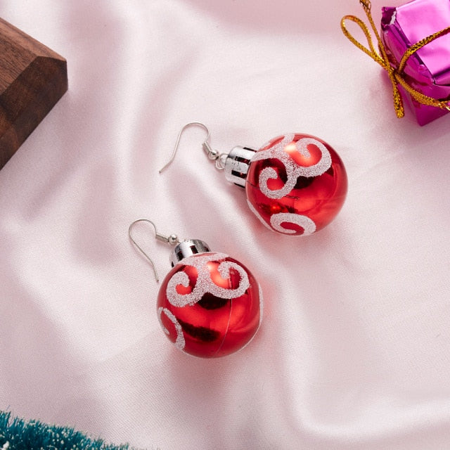 Earrings - Fashion Christmas Ornament Earrings