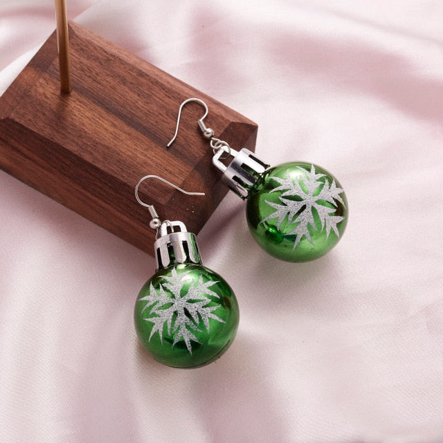 Earrings - Fashion Christmas Ornament Earrings