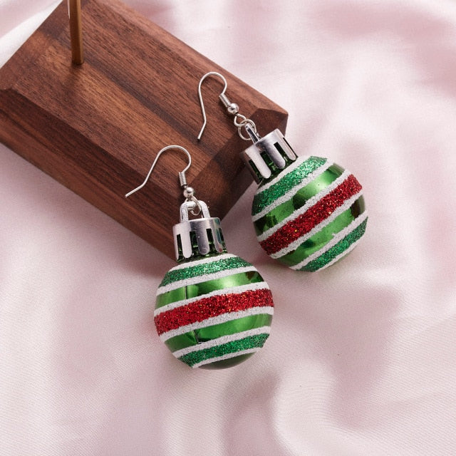 Earrings - Fashion Christmas Ornament Earrings